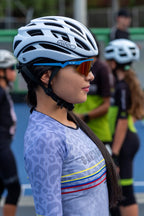 Licra Deportiva de Patinaje con Diseño Geométrico