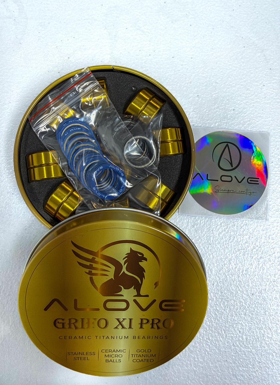 Rodamientos Cerámicos Alove Grifo Pro Gold – 11 Balines (Edición Avanzada