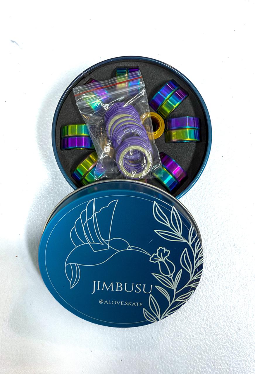 Rodamientos Cerámicos Alove Jimbusu Titanio Tornasol – 7 Balines